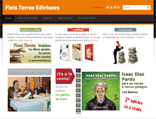 Tablet Screenshot of finisterraediciones.com